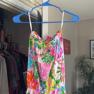 Strapless Lilly Pulitzer Maxi Dress